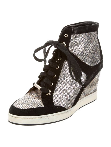 jimmy choo wedge sneakers.